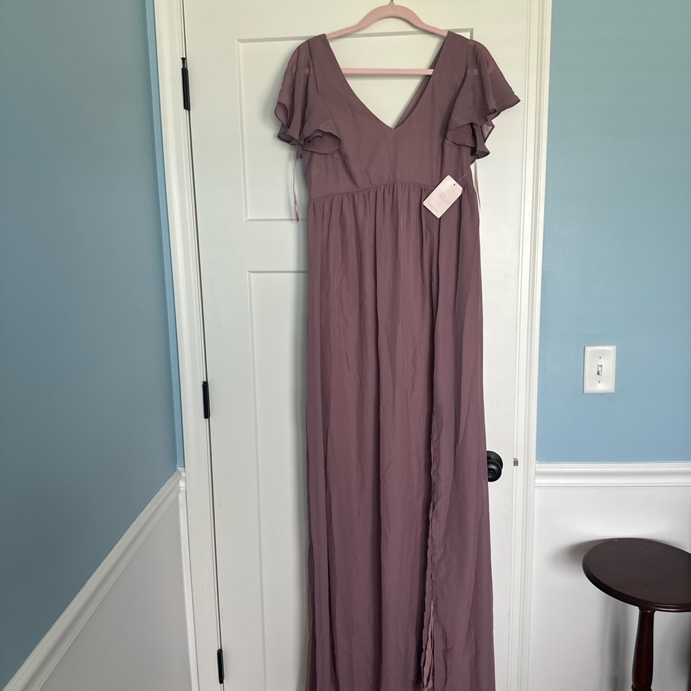 Birdy Grey Mauve Maxi Dress